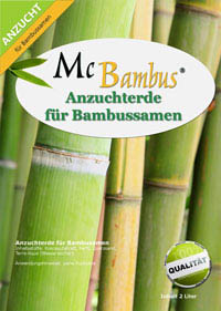 Bambus - Anzuchterde für Bambussamen