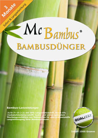 Bambus-Essen Mc-Bambus Bambusdünger