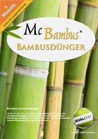 Bambus-Essen Mc-Bambus Bambusdnger