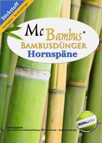 Bambus-Essen: Der nat�rliche Stickstoffd�nger f�r Bambusse / Bambuspflanzen - Ort: Essen