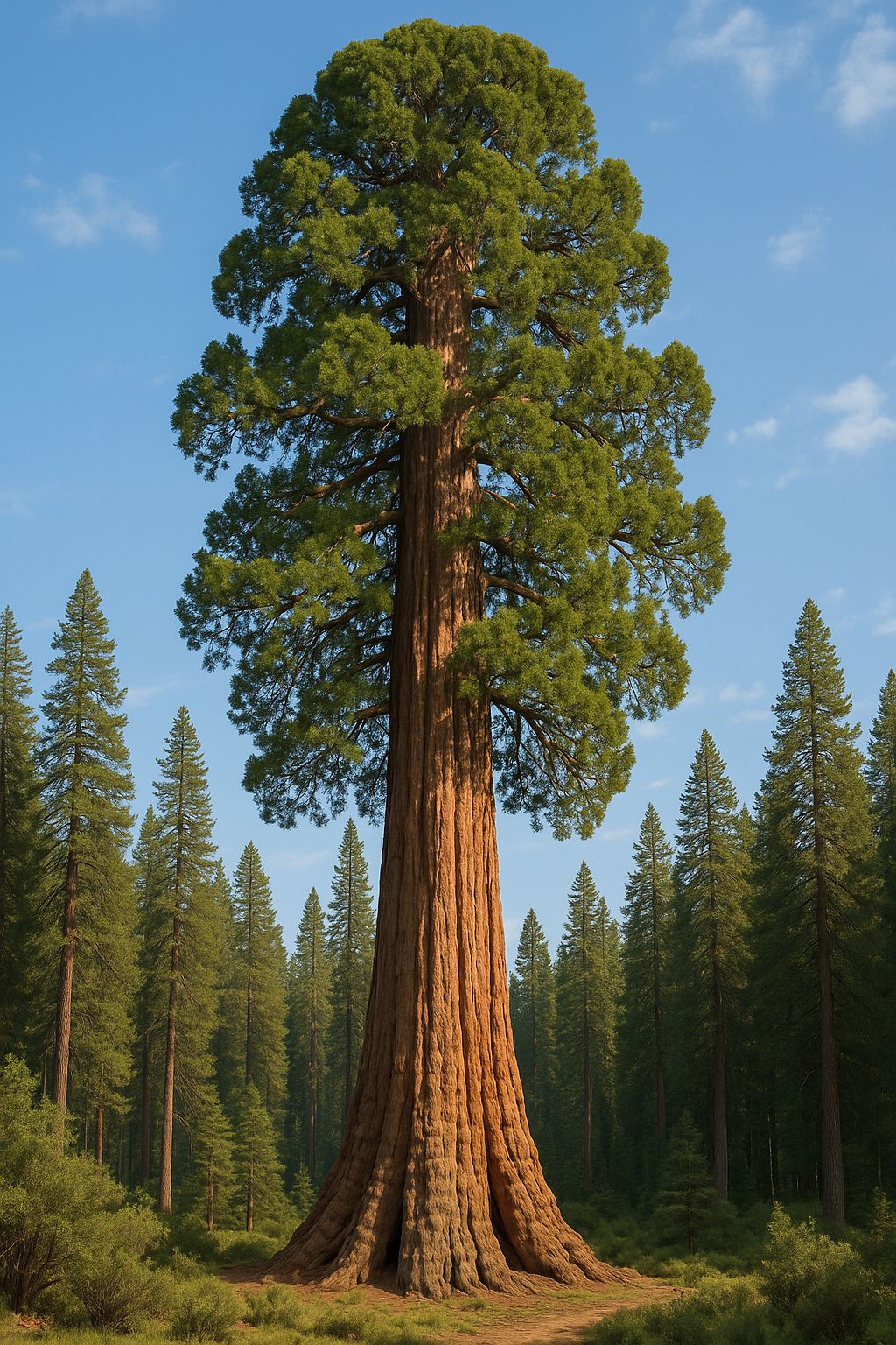 Bambus-Essen: Berg-Mammutbaum Sequoiadendron giganteum - Ort: Essen